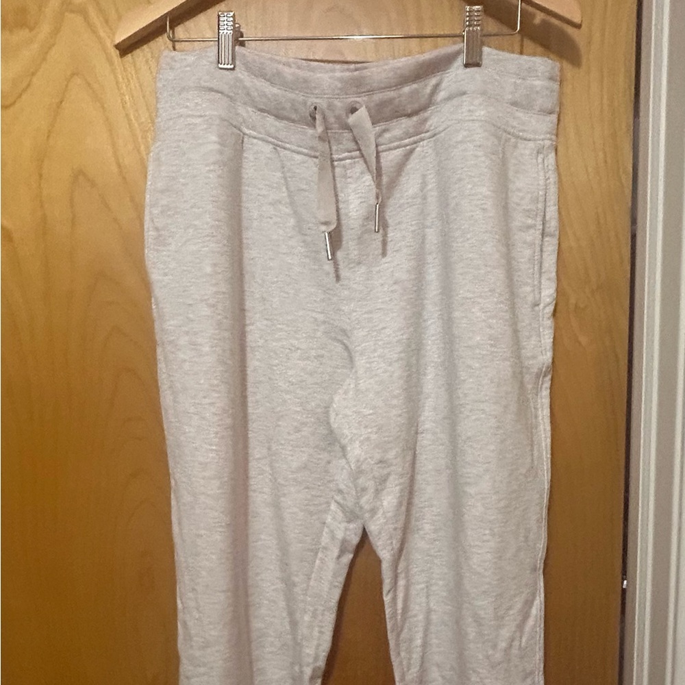Athleta Lightweight Heather Gray Joggers